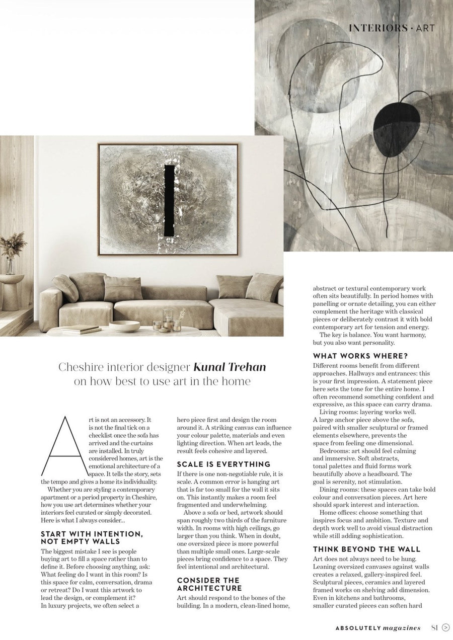 How Best to Use Art in the Home