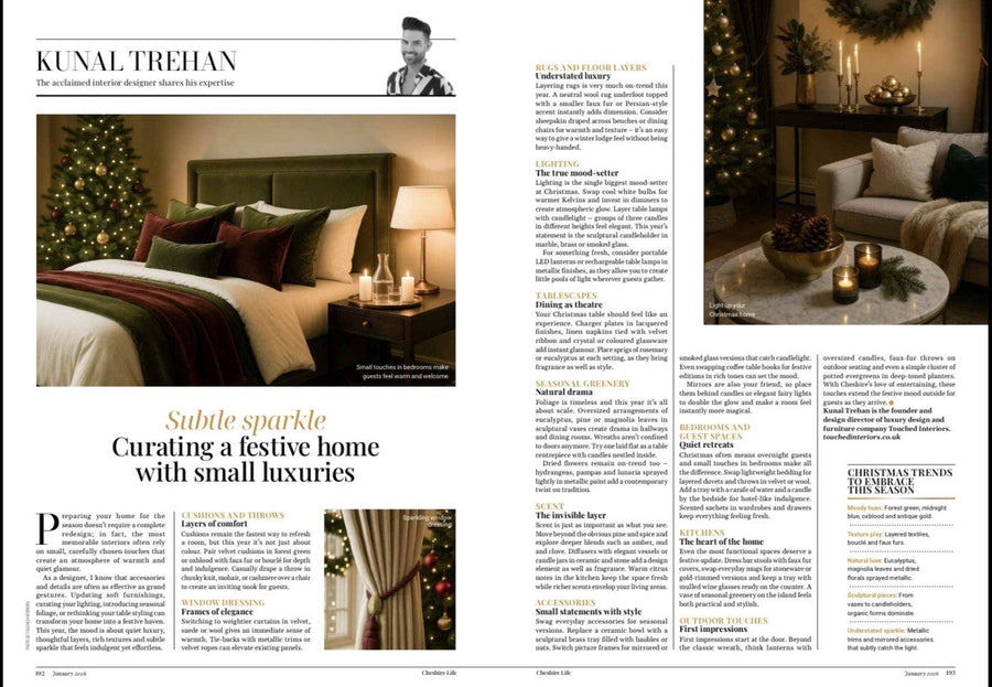 Subtle Sparkle: Curating a Festive Home