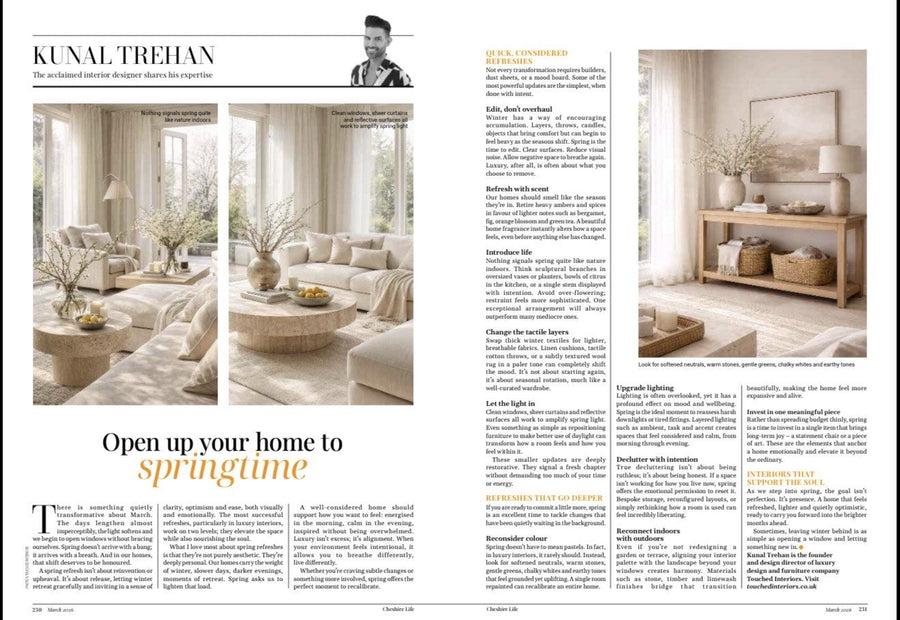 Open Up Your Home to Springtime