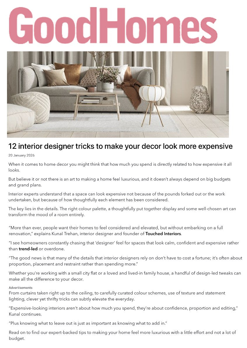 12 Designer Tricks to Make Your Decor Look More Expensive