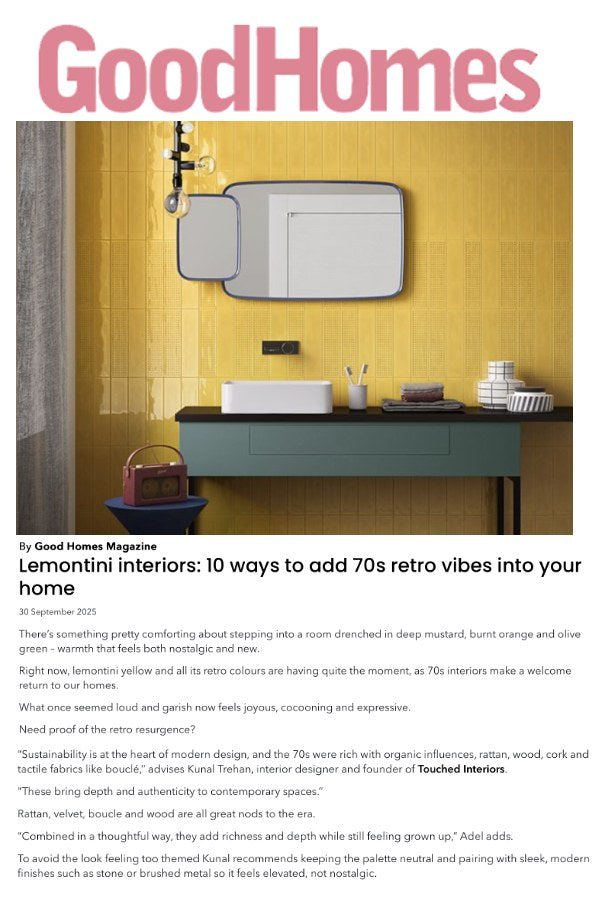 Lemontini Interiors: 10 Ways to Add 70s Retro Vibes