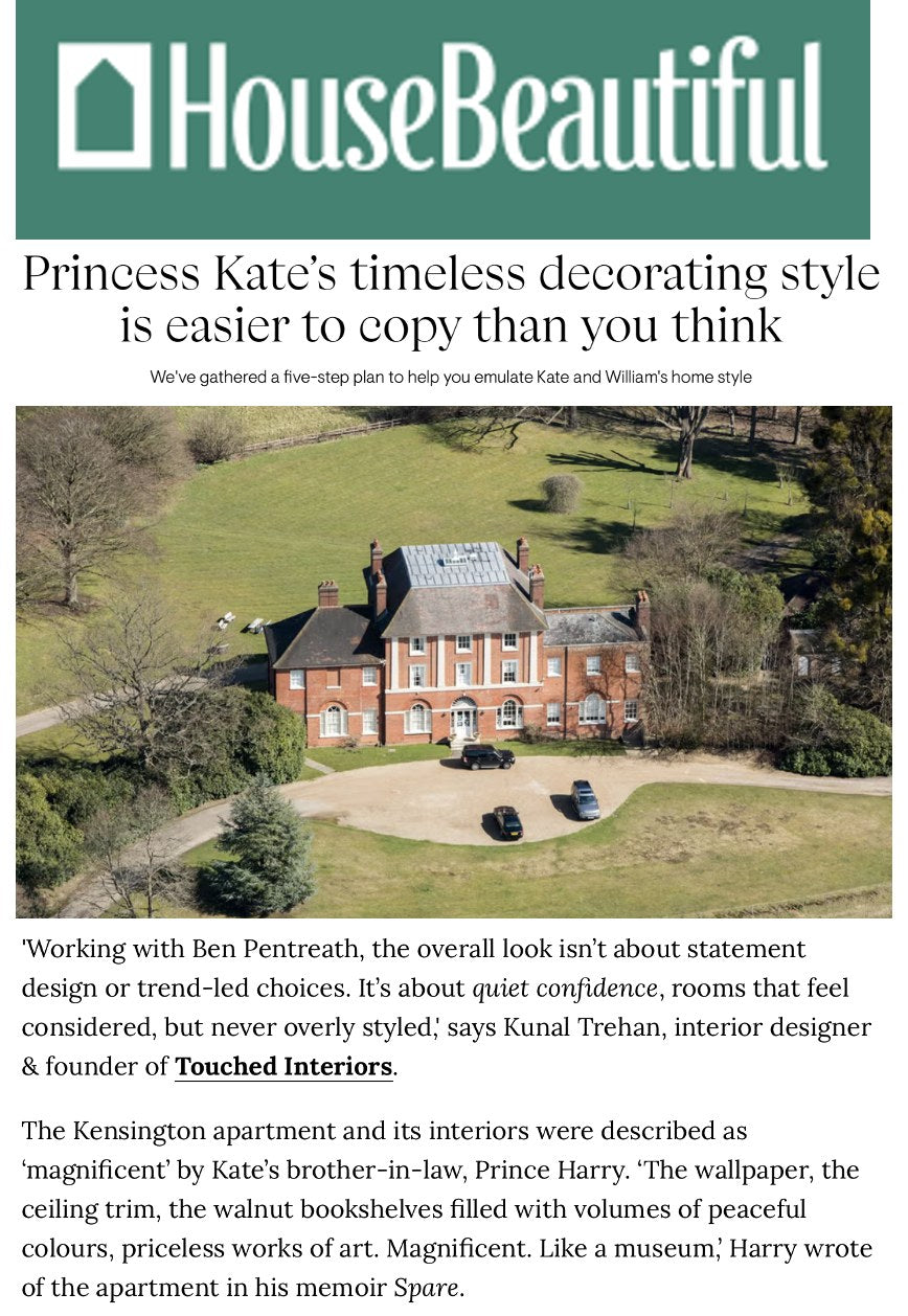 Princess Kate’s Timeless Decorating Style
