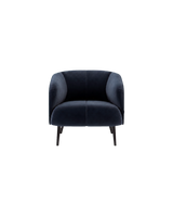 Laskasas Amalfi Armchair in Navy with transparent background