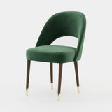 Laskasas Amour Chair in Vienna Green velvet