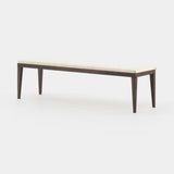 Laskasas Amy Bench in Vienna Cream velvet