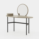 Laskasas Arcadia Dressing Table in Beige Grey Lacquer Matte