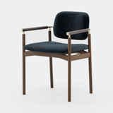 Laskasas Ava Chair in Vienna Deep Blue velvet