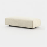 Laskasas Benner Bench in Vienna Cream velvet
