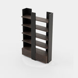 Laskasas Biel Bookshelf in Smoked Eucalyptus Veneer Matte, third view