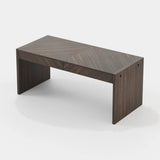 Laskasas Bonham Desk in Smoked Eucalyptus Veneer Matte, third view