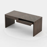 Laskasas Bonham Desk in Smoked Eucalyptus Veneer Matte, fourth view
