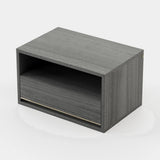 Laskasas Bowen Bedside Table in Smoked Eucalyptus Veneer Matte, third view