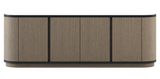 Laskasas Brown Sideboard — ceramic finish, front view