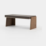 Laskasas Dara Desk in Smoked Eucalyptus Veneer Matte