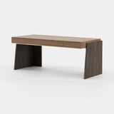 Laskasas Dara Desk in Walnut Veneer Matte