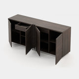 Laskasas D'Arc Sideboard in Smoked Eucalyptus Veneer Matte, fourth view