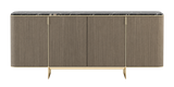 Laskasas Dean Sideboard 200 cm — marble top, front view