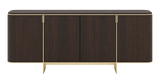 Laskasas Dean Sideboard 200 cm — wood top, front view