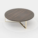 Laskasas Dili Coffee Table in Smoked Eucalyptus Veneer Matte, third view