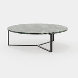 Laskasas Dili Coffee Table in Verde Issorie Polished Marble