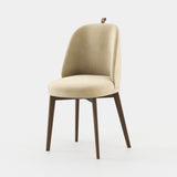 Laskasas Dublin Chair in Vienna Beige velvet