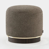 Laskasas Eddy Pouf in Helsinki Mouse bouclé