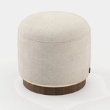 Laskasas Eddy Pouf in Xangai Sand weave, second view