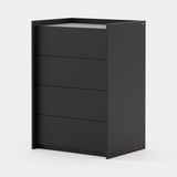 Laskasas Endy Tallboy in Black Lacquer Matte