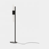 Laskasas Evans Floor Lamp in Nero Marquina Polished Marble