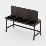 Laskasas Gatsby Desk in Smoked Eucalyptus Veneer Matte, fourth view