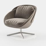 Laskasas George Armchair in Vienna Khaki velvet