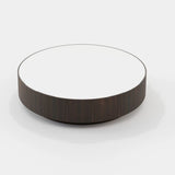 Laskasas Gold Coffee Table in Smoked Eucalyptus Veneer Matte, second view