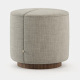 Laskasas Himalaias Pouf in Xangai Taupe weave
