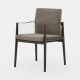 Laskasas Jayne Chair with Arms in Xangai Taupe weave