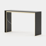 Laskasas Jill Console in Black Lacquer Matte