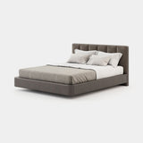 Laskasas Jody Bed in Vienna Khaki velvet