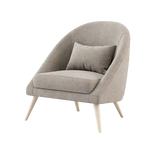 Laskasas Joe Armchair - Taupe - transparent background