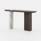 Laskasas Kahlo Console in Smoked Eucalyptus Veneer Matte