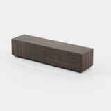 Laskasas Kairos TV Cabinet in Smoked Eucalyptus Veneer Matte, third view