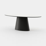Laskasas Kelly Dining Table in Black Lacquer Matte