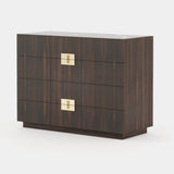 Laskasas Lady Chest of Drawers in Smoked Eucalyptus Veneer Matte