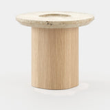 Laskasas Lao Side Table in Oak Veneer Matte