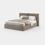 Laskasas Larissa Bed in Xangai Taupe weave