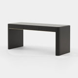 Laskasas Larson Desk in Black Lacquer Matte
