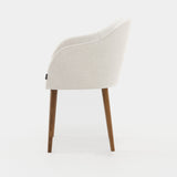 Laskasas Lili Chair in Xangai White weave, third view
