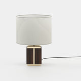 Laskasas Little Jack Table Lamp in Smoked Eucalyptus Veneer Matte, second view