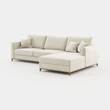 Laskasas London Sofa in Vienna Cream velvet
