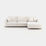 Laskasas London Sofa in Xangai White weave, second view