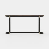 Laskasas Lyssa Console in Smoked Eucalyptus Veneer Matte, second view