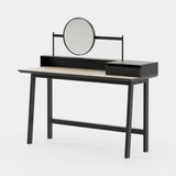 Laskasas Moreton Dressing Table in Black Lacquer Matte